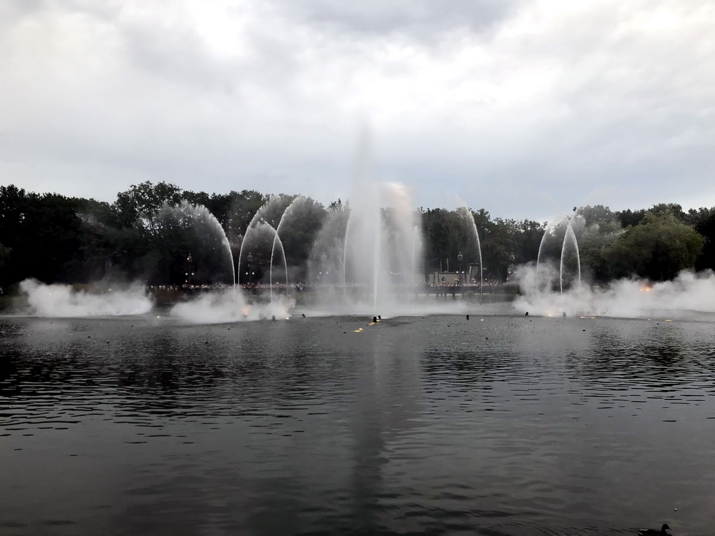 The Aquanura lake at the Fantasierijk kingdom, during the water show