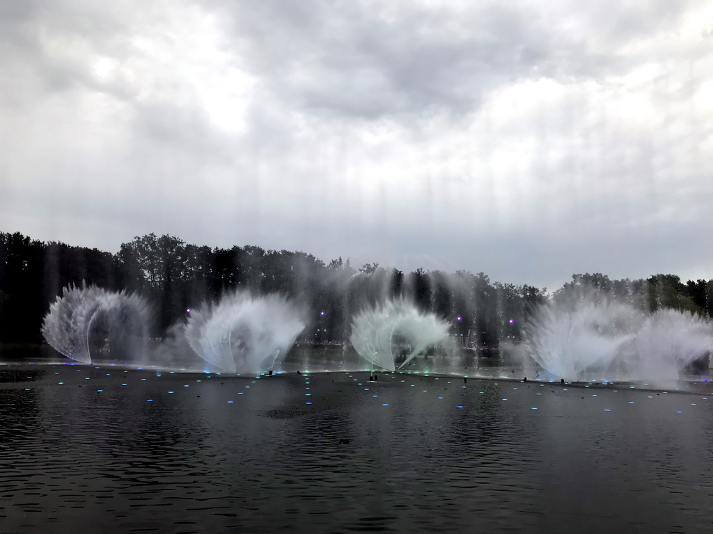 The Aquanura lake at the Fantasierijk kingdom, during the water show