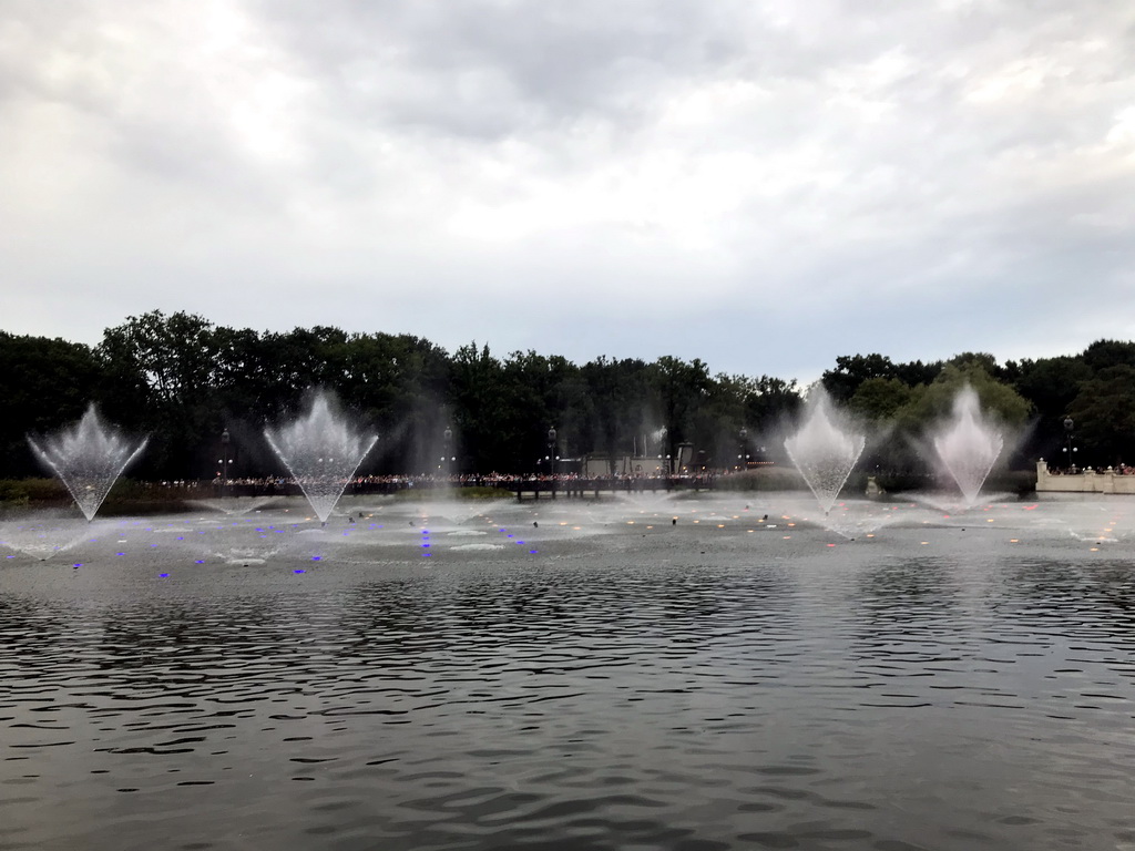 The Aquanura lake at the Fantasierijk kingdom, during the water show