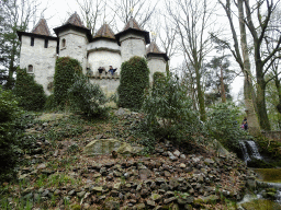 The Castle of Sleeping Beauty at the Sleeping Beauty attraction at the Fairytale Forest at the Marerijk kingdom