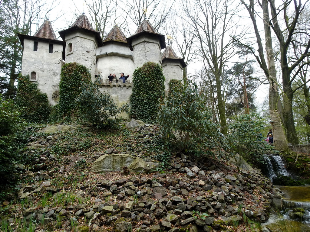 The Castle of Sleeping Beauty at the Sleeping Beauty attraction at the Fairytale Forest at the Marerijk kingdom