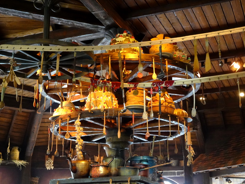 Rotating kitchen at the Polles Keuken restaurant at the Fantasierijk kingdom