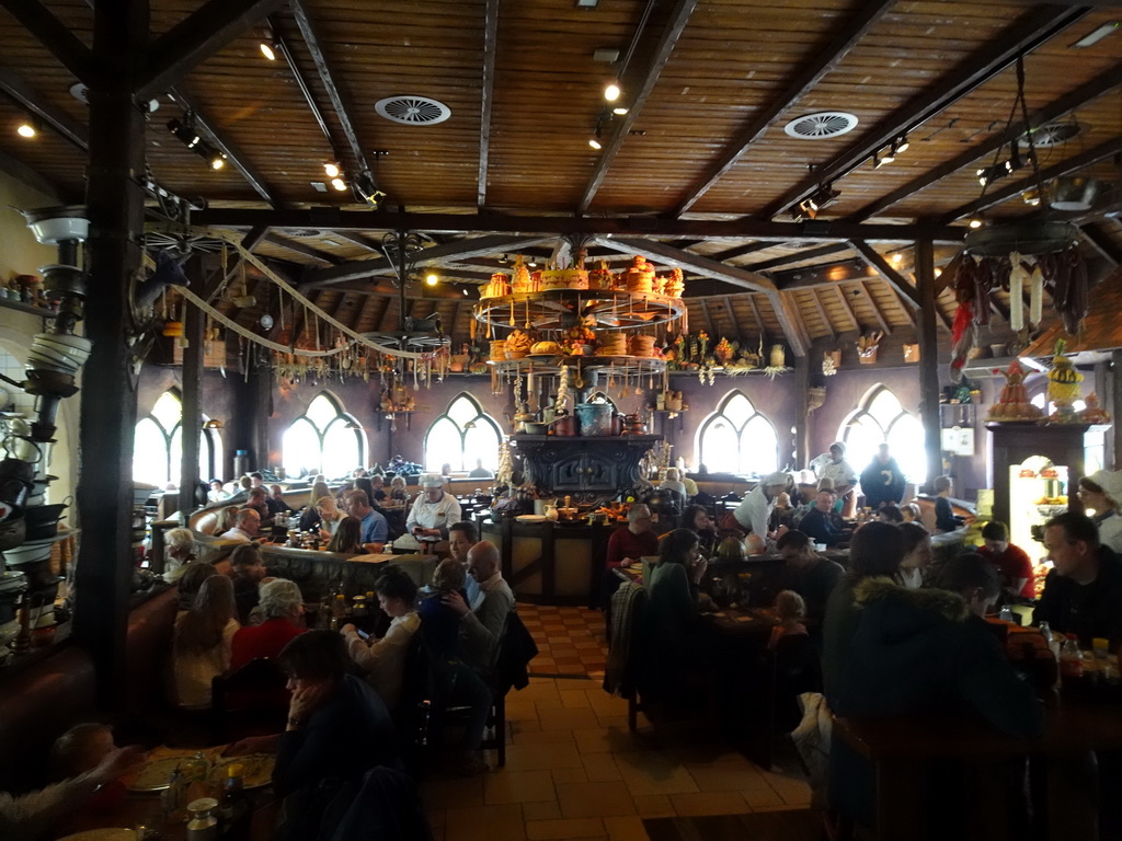 Interior of the Polles Keuken restaurant at the Fantasierijk kingdom