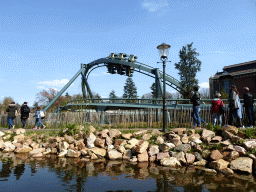 The Baron 1898 attraction of the Ruigrijk kingdom, viewed from our Gondoletta at the Gondoletta attraction at the Reizenrijk kingdom