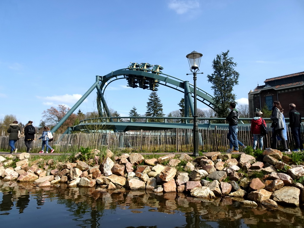 The Baron 1898 attraction of the Ruigrijk kingdom, viewed from our Gondoletta at the Gondoletta attraction at the Reizenrijk kingdom