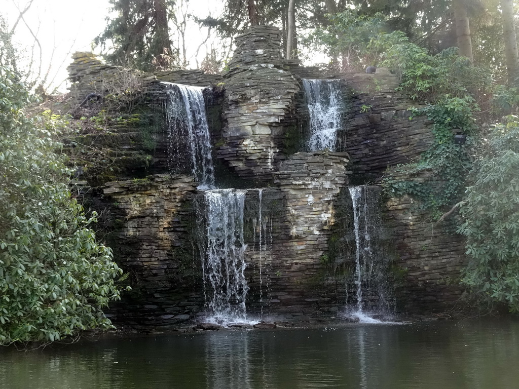 Waterfall at the Gondoletta attraction at the Reizenrijk kingdom