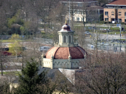 Tower of the Droomvlucht attraction at the Marerijk kingdom, viewed from the Pagoda attraction at the Reizenrijk kingdom