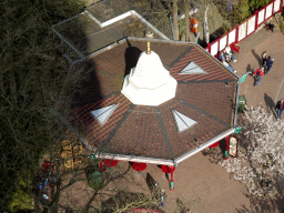 The Toko Pagode restaurant at the Reizenrijk kingdom, viewed from the Pagoda attraction