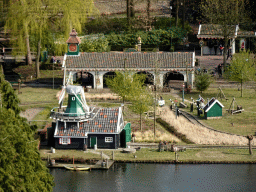 The Kinderspoor attraction at the Ruigrijk kingdom, viewed from the Pagoda attraction