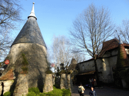 The Laafs Loerhuys and Slakkenhuys buildings at the Laafland attraction at the Marerijk kingdom