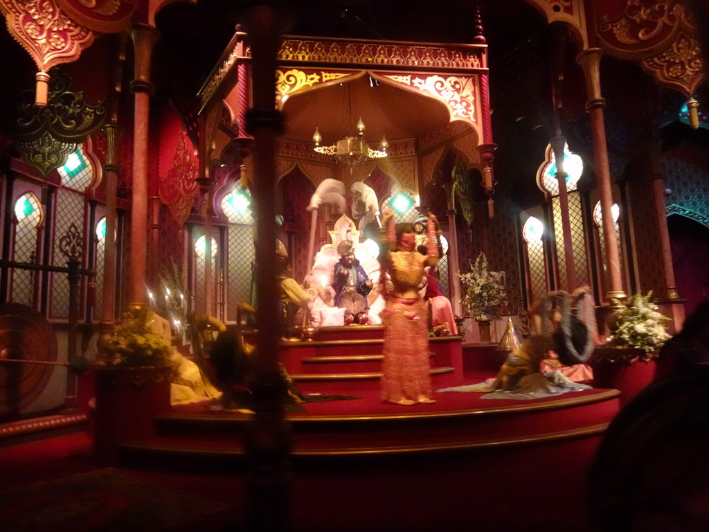 The Throne Room scene at the Fata Morgana attraction at the Anderrijk kingdom