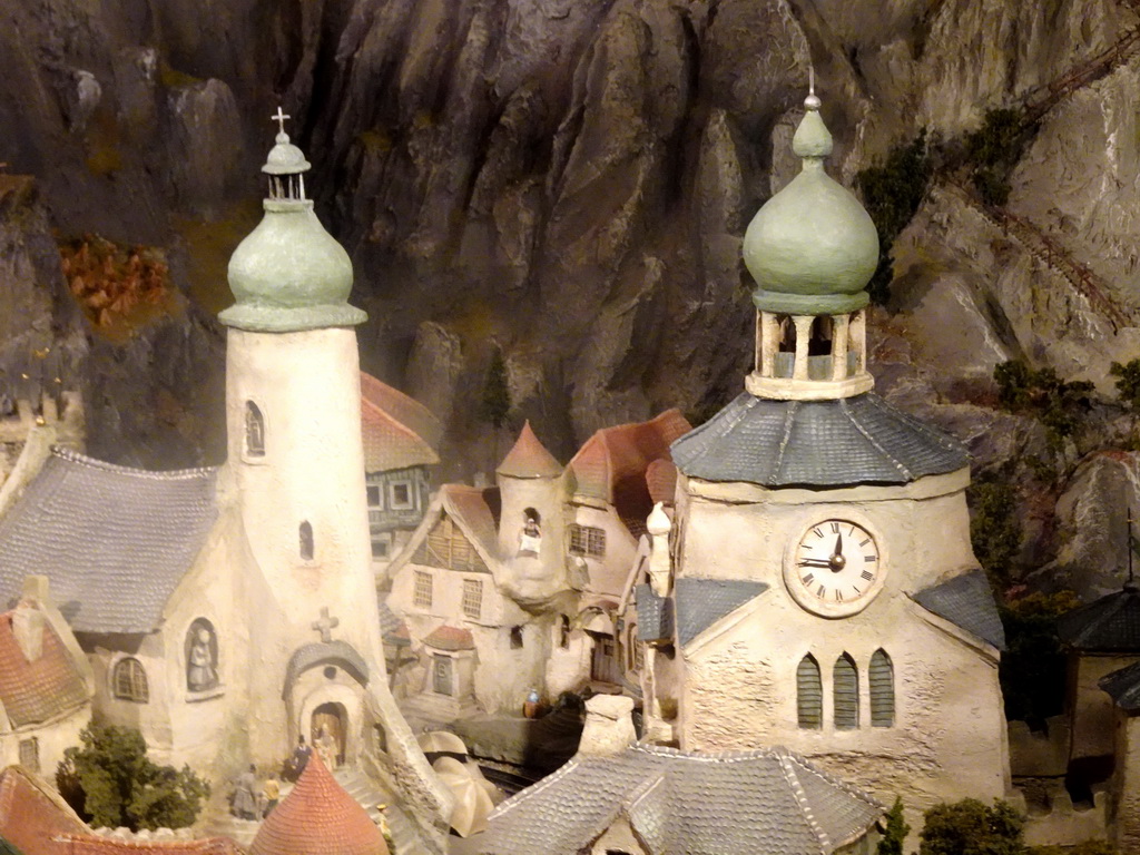 Buildings at the miniature world at the Diorama attraction at the Marerijk kingdom