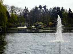 Fountain and Gondolettas at the Gondoletta lake at the Reizenrijk kingdom