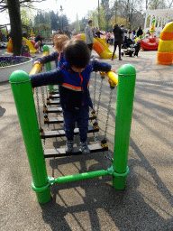 Max at the Kleuterhof playground at the Reizenrijk kingdom