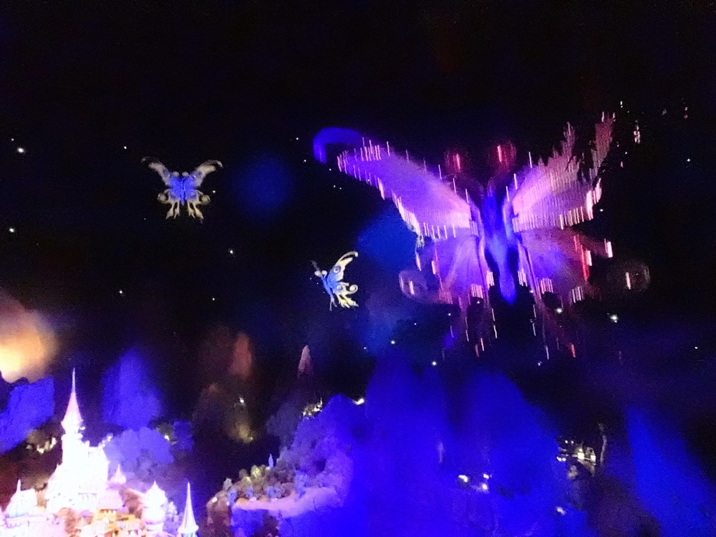 Butterflies at the Panorama Salon in the Symbolica attraction at the Fantasierijk kingdom