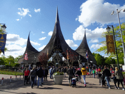 Front of the House of the Five Senses, the entrance to the Efteling theme park