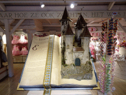 Scale model of the Castle of Sleeping Beauty at the In den Ouden Marskramer souvenir shop at the Marerijk kingdom