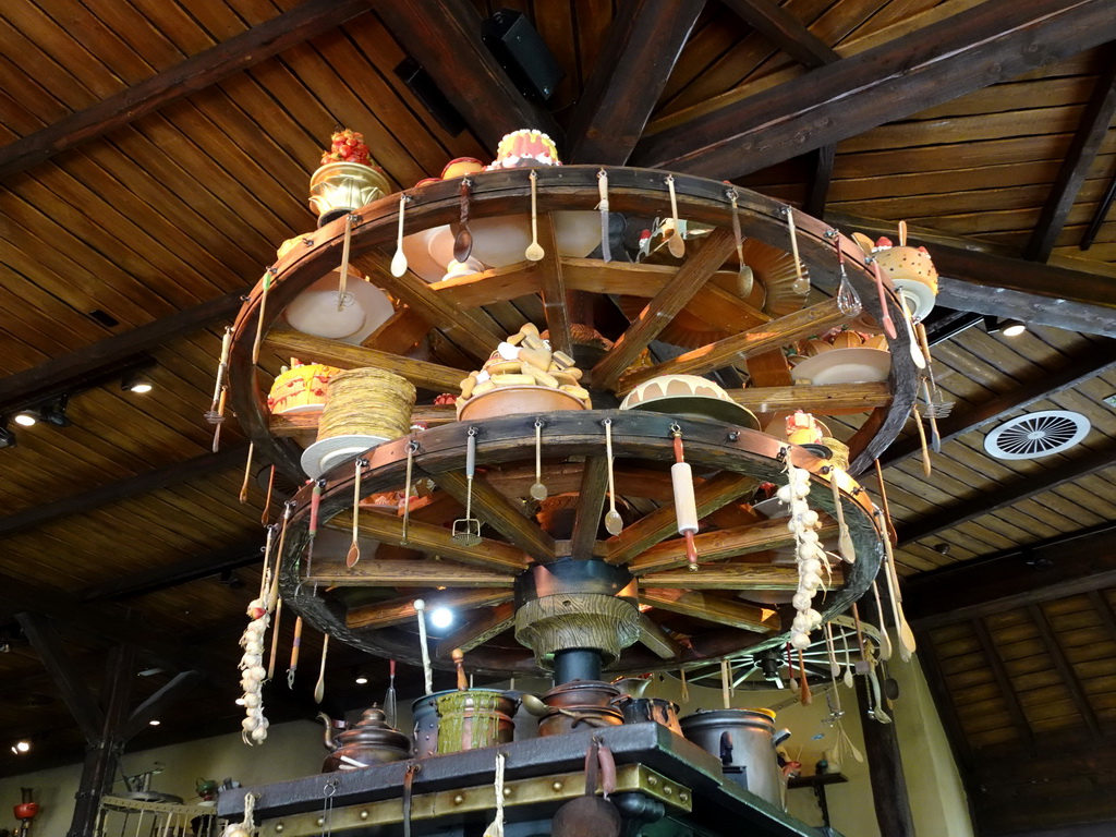 Rotating kitchen at the Polles Keuken restaurant at the Fantasierijk kingdom