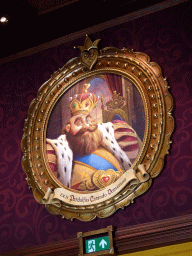 Portrait of King Pardulfus in the Lobby of the Symbolica attraction at the Fantasierijk kingdom