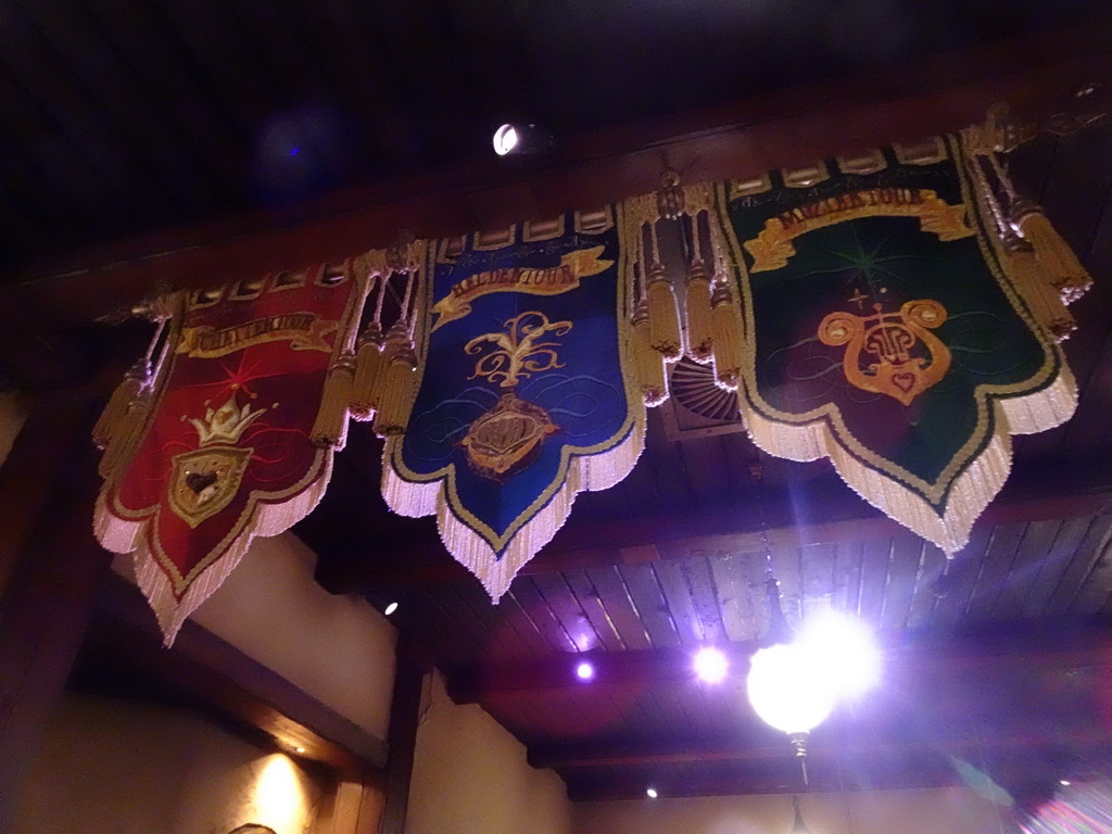 Banners of the Music Tour, Hero Tour and Treasure Tour of the Symbolica attraction at the Fantasierijk kingdom