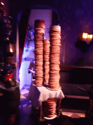 Pile of pancakes at the Provision Passage in the Symbolica attraction at the Fantasierijk kingdom