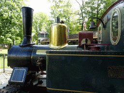 Locomotive in front of Train Station Marerijk at the Marerijk kingdom