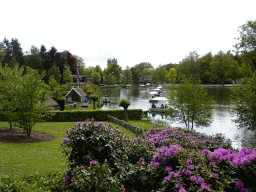 Boats at the Gondoletta attraction at the Reizenrijk kingdom and the Kinderspoor attraction at the Ruigrijk kingdom