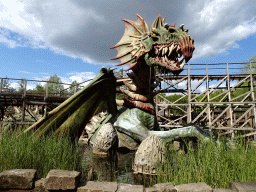 Dragon at the Joris en de Draak attraction at the Ruigrijk kingdom