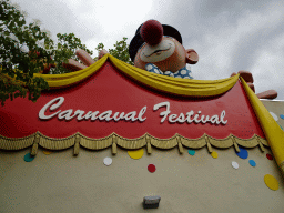 Facade of the Carnaval Festival attraction at the Carnaval Festival Square at the Reizenrijk kingdom