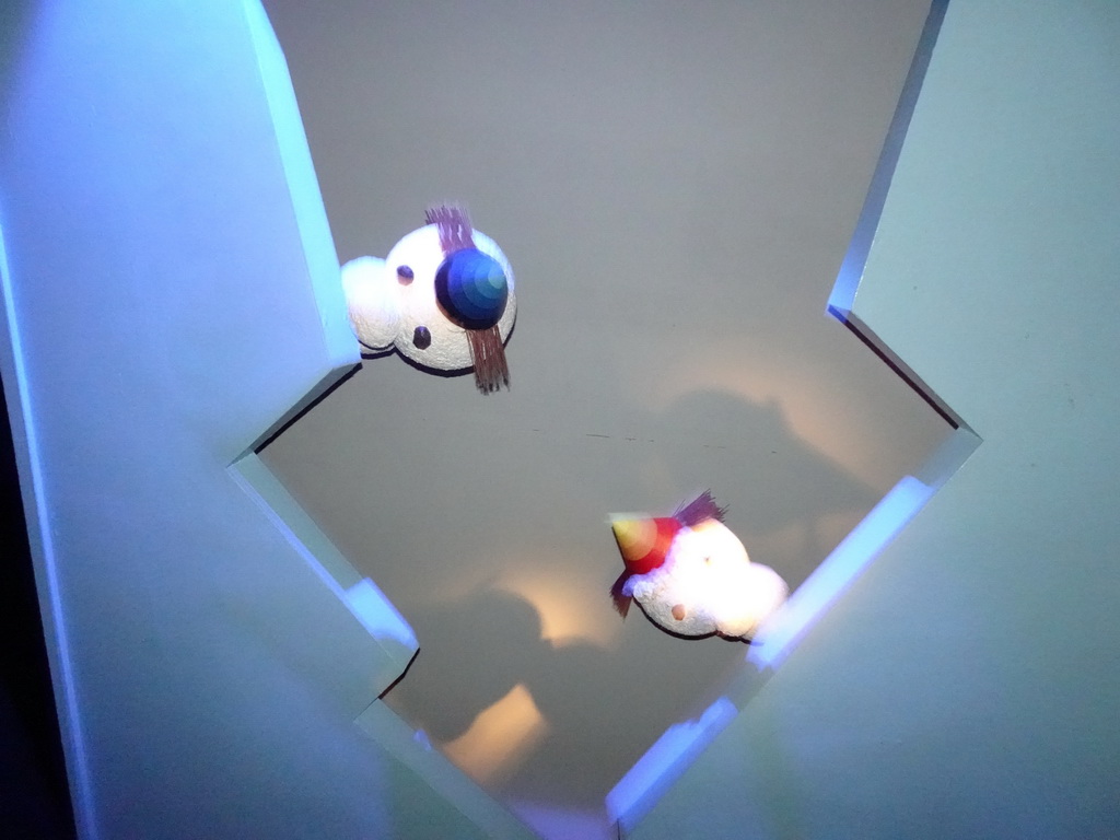 Snowmen at the ceiling of the Carnaval Festival attraction at the Reizenrijk kingdom