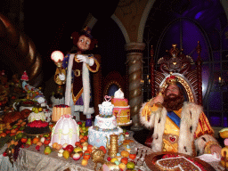 Jester Pardoes and King Pardulfus at the Royal Hall in the Symbolica attraction at the Fantasierijk kingdom