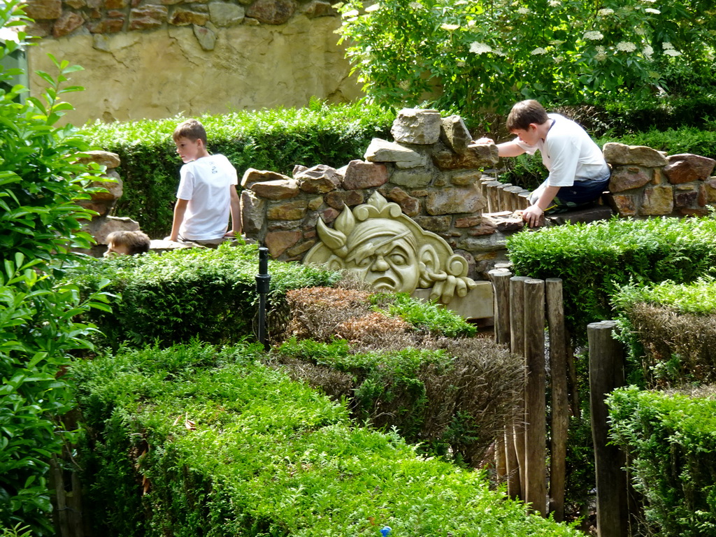 Relief at the Adventure Maze attraction at the Reizenrijk kingdom