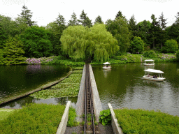 Railroad and Gondolettas at the Gondoletta lake at the Reizenrijk kingdom