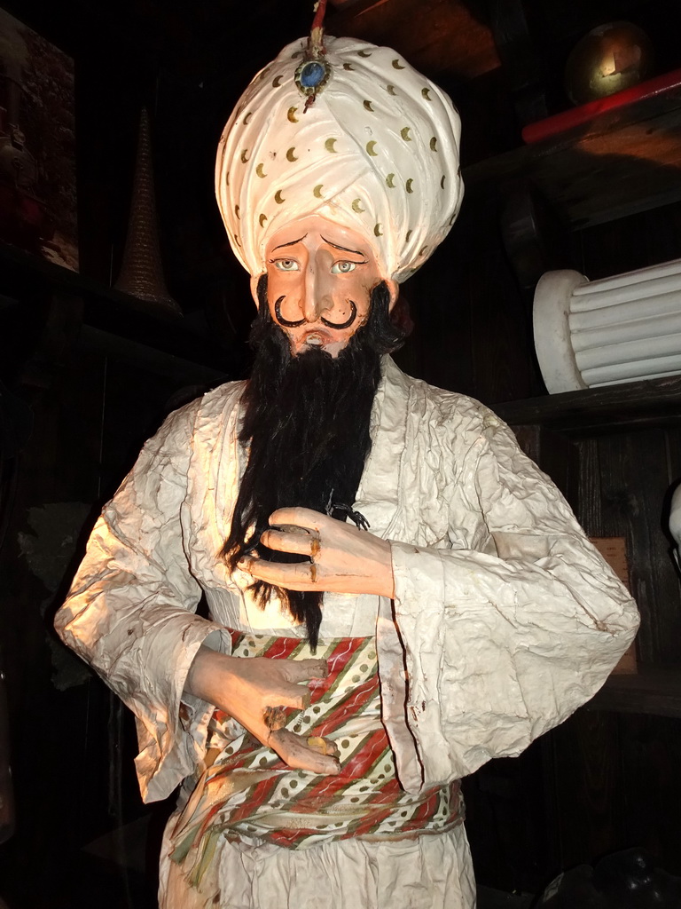 Caliph statue of the Fata Morgana attraction at the Efteling Museum at the Marerijk kingdom