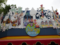 Facade of the Jokies Wereld shop at the Carnaval Festival Square at the Reizenrijk kingdom