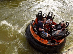 Our friends at the Piraña attraction at the Anderrijk kingdom, viewed from the side