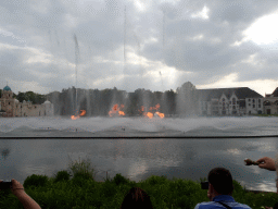 The Aquanura lake at the Fantasierijk kingdom, during the water show