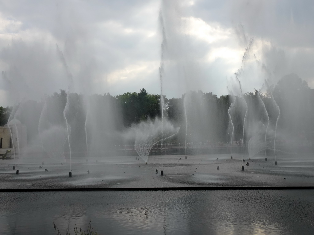 The Aquanura lake at the Fantasierijk kingdom, during the water show