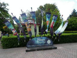 Banners of the Negen Pleinen Festijn at the Dwarrelplein square