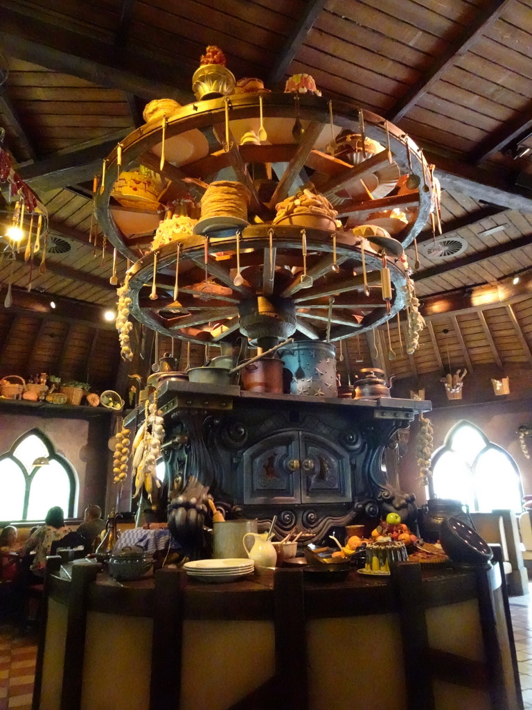 Rotating kitchen at the Polles Keuken restaurant at the Fantasierijk kingdom