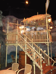 Tree house at the playground of the Octopus restaurant at the Anderrijk kingdom