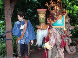 The Sprookjessprokkelaar at the entrance to the Fairytale Forest at the Marerijk kingdom