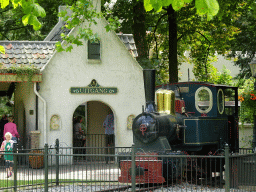 Train locomotive at the Ton van de Ven Square at the Marerijk kingdom