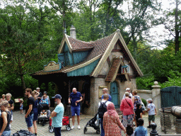 Geppetto`s House at the Pinocchio attraction at the Fairytale Forest at the Marerijk kingdom
