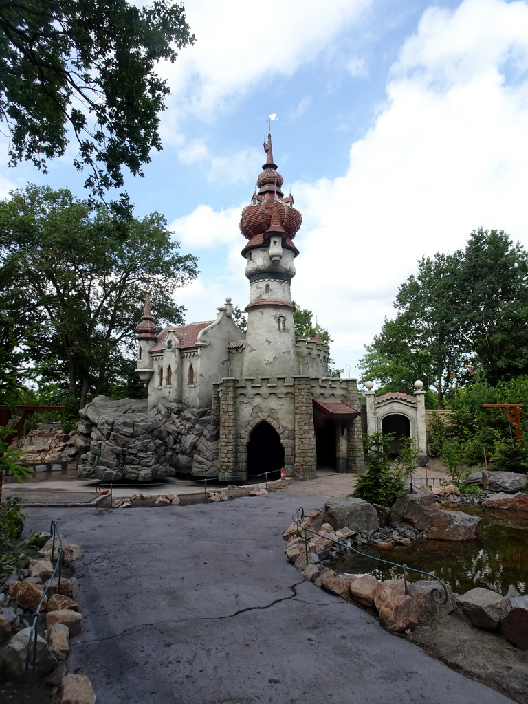 The Six Swans attraction at the Fairytale Forest at the Marerijk kingdom, under construction