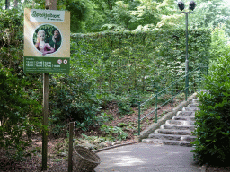 Sign on the Sprookjesboom Show at the entrance to the Open-air Theatre at the Fairytale Forest at the Marerijk kingdom