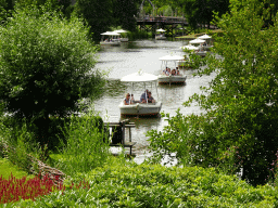 Gondolettas at the Gondoletta lake at the Reizenrijk kingdom