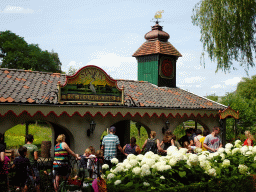 Front of the Kinderspoor attraction at the Ruigrijk kingdom