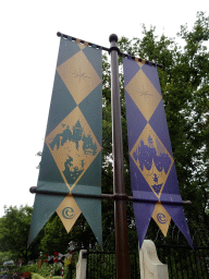 Banners at the Pardoes Promenade at the Fantasierijk kingdom