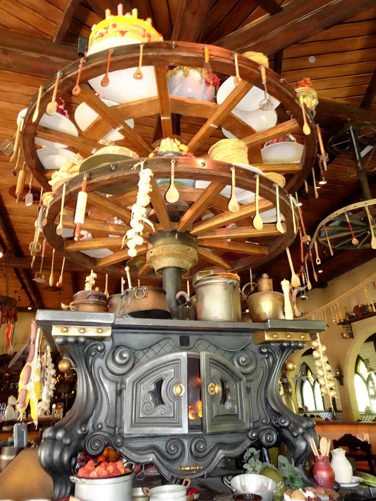 Rotating kitchen at the Polles Keuken restaurant at the Fantasierijk kingdom